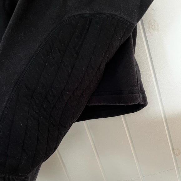 Rag & Bone Quarter Zip Sweatshirt with Elbow Patches | Size L - Picture 3 of 6